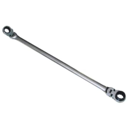 Pinpoint ex-pffgbxz14162 0.56 x 0.62 in. Double Box Flexible Reversible Ratcheting Wrench PI1079866